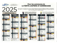 Calendrier collecte ordures 2025 – en cours de distribution