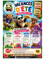 Les Pandas planning été 2026